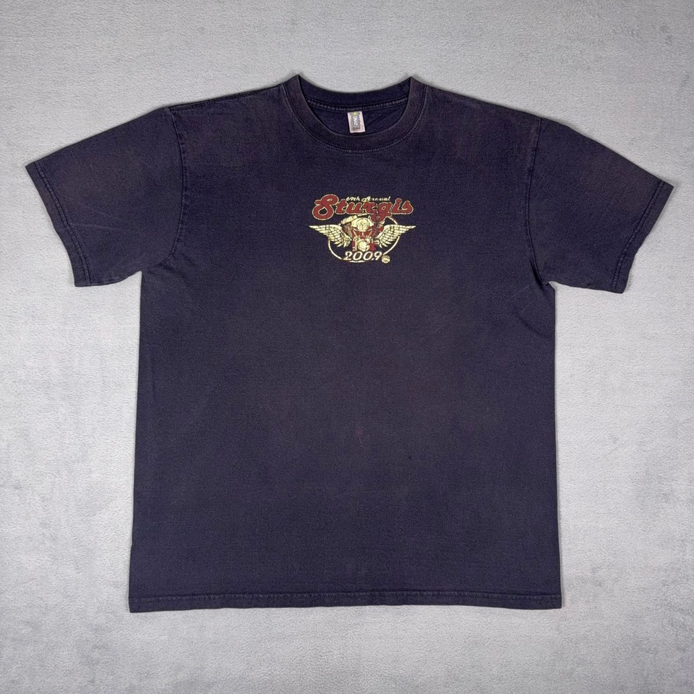 Sturgis 2009 69th‎ Annual Black Hills Rally Motorcycle Biker T-Shirt Mens L